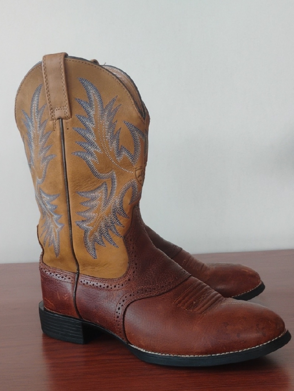 Mens Ariat Heritage Barrel Stockman Western Performance Boots 10.5
